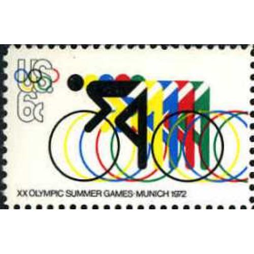 #1460v Olympic Bicycling, Broken Red Ring Error