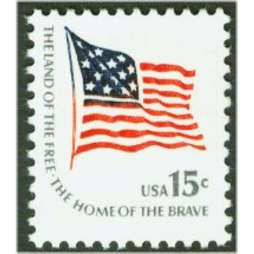 #1597a McHenry Flag, Small Block Tagging