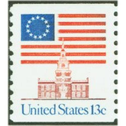 #1625 Flag Over Independence Hall, Coil