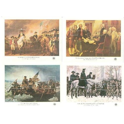 #1686-89 American Bicentennial Souvenir Sheets