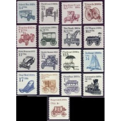 #2123//2228 Transportation Coils, Set of 17