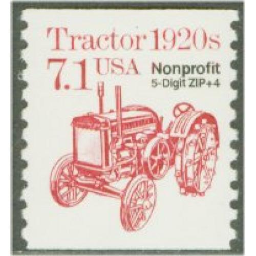 #2127b Tractor, Zip + 4 Precanceled Coil