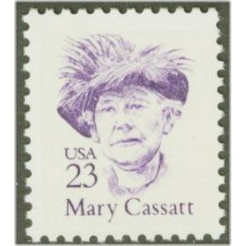 #2181b Mary Cassatt, Solid Tagging, Dull Gum