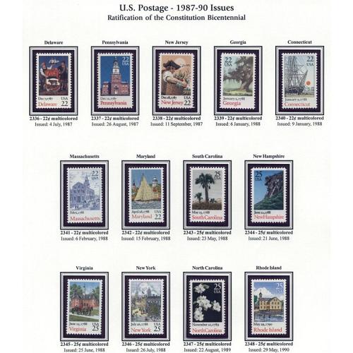 #2336-2348 Ratification of the Constitution, Complete Set of 13