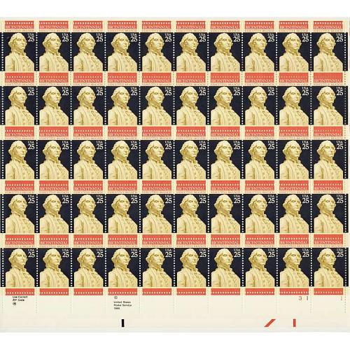 #2414 US Executive Branch, Sheet of 50 Stamps