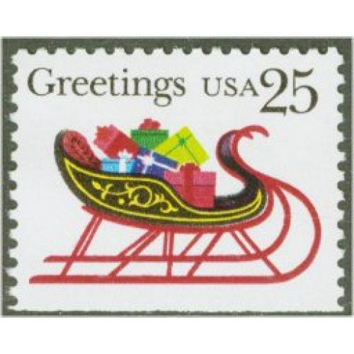 #2429 Christmas - Sleigh and Presents, Booklet Single