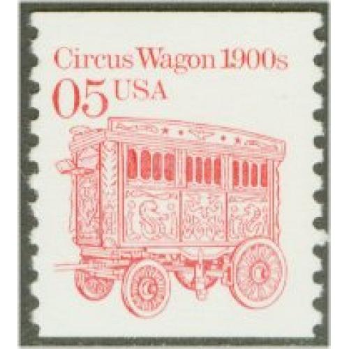 #2452 Circus Wagon, Engraved & Tagged, Dull Gum