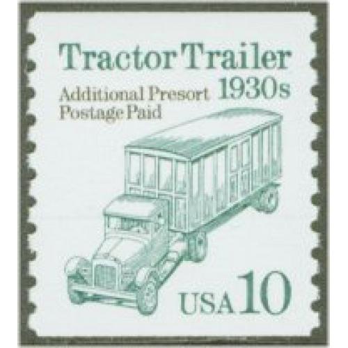 #2458 Tractor Coil, Gravure White Paper