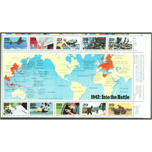 #2697a-h World War II (1942), Ten Singles