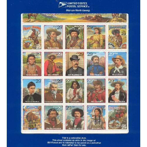 #2870 Recalled Legends of the West, With Blue Folder