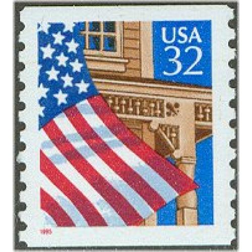 #2913l Flag over Porch, Coil Low Gloss Gum