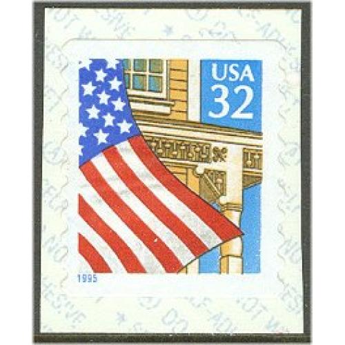 #2915 Flag over Porch, S-A Coil Die-cut 8.7