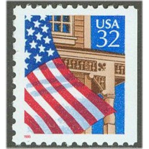 #2916 Flag over Porch, Booklet Single