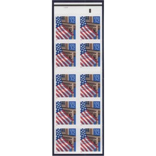 #BK228A Flag Over Porch, Booklet of 30