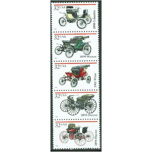 #3019-23 Antique Autos, Five Singles