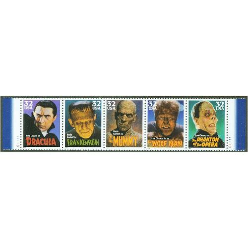 #3168-72 Movie Monsters, Five Singles