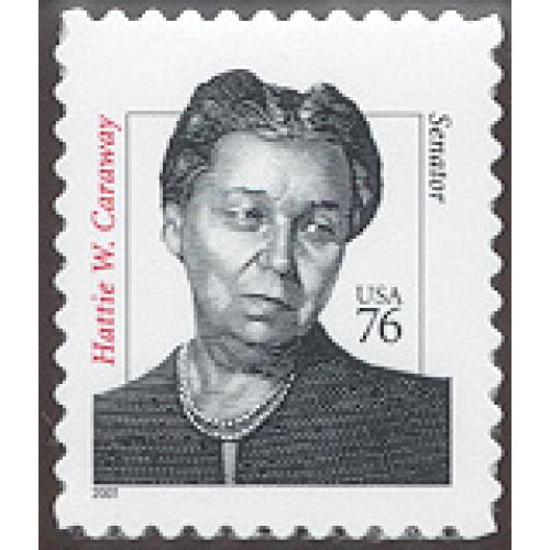 #3432 Hattie Carraway, United States Senator, Distinguished American , Die-cut 11½x11