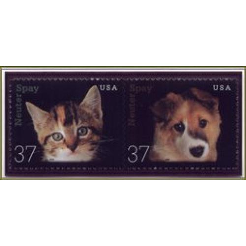 #3670-3671 Neuter and Spay, Two Singles