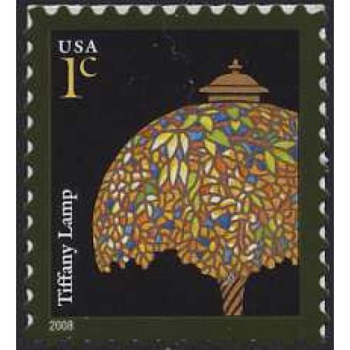 #3749A Tiffany Lamp, Self-adhesive Sheet Stamp, 2008 Year Date