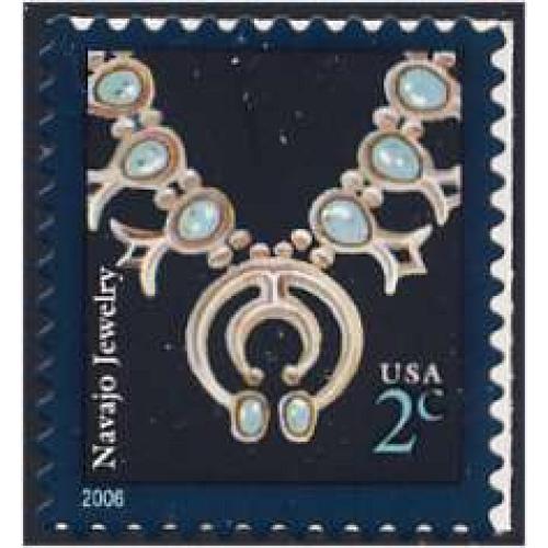 #3751 Navajo Necklace, Reprint Die-cut 11¼x11½ (2006)