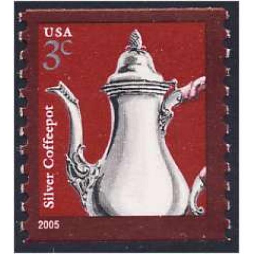#3759 Silver Coffee Pot, Coil