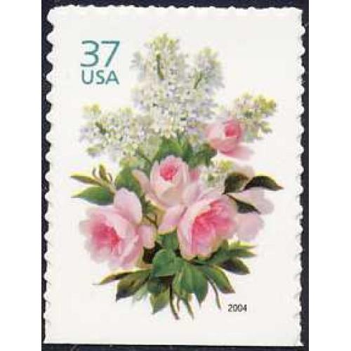 #3836 37¢ Garden Bouquet, Booklet Single