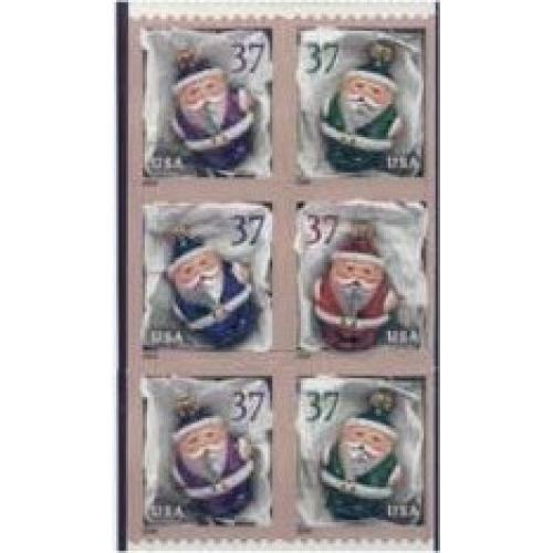 #3890c Holiday Ornaments, Pane of Six, Vending Book (BUYING)