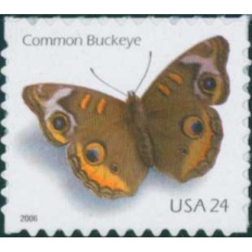 #4001 Common Buckeye Butterfly, Single from S-A Pane of 20