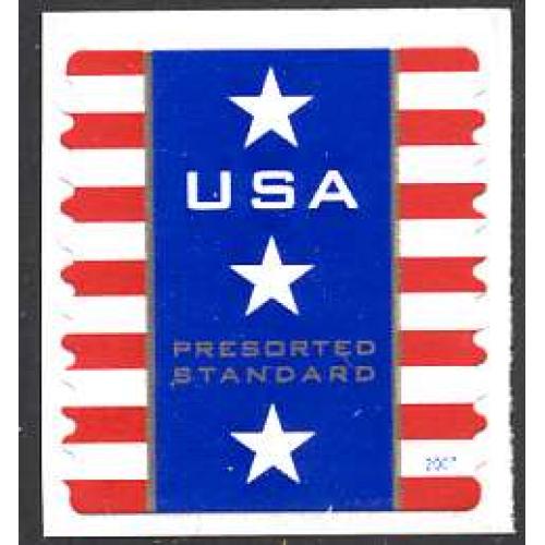 #4157 Patriotic Banner Presort Coil (10¢) (Avery Printing)