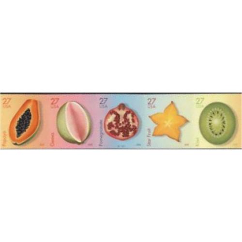 #4258-62 Tropical Fruit, PNC Strip of 5