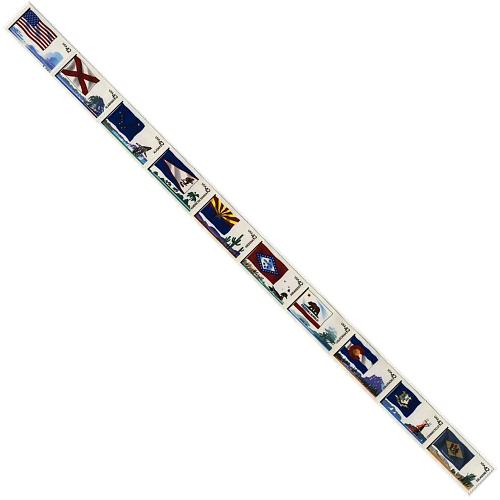 #4282b Flags of our Nation, Strip of 10 (1st of 6)