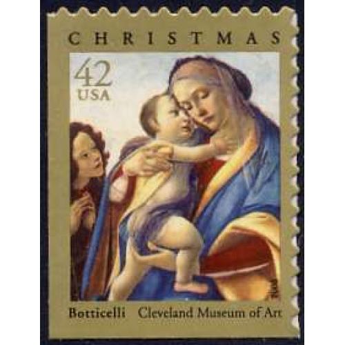#4359 Virgin and Child, Botticelli Madonna, Booklet Single