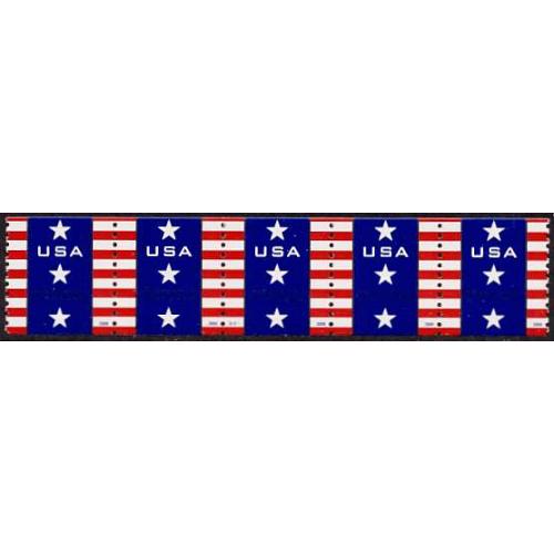 #4385 Patriotic Banner 2009 Presort Coil (10¢), PNC Strip of 5,