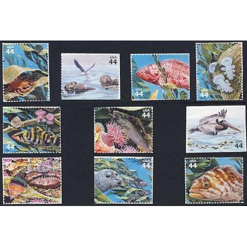 #4423a-j #4423 Kelp Forest, Nature of America Series, Set of Ten