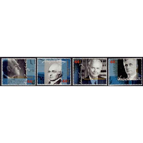 #4422a-d Supreme Court Justices Souvenir Sheet, Set of Four Single Stamps