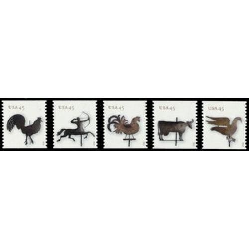 #4613-17 Weather Vanes, Set of Five Coil Singles