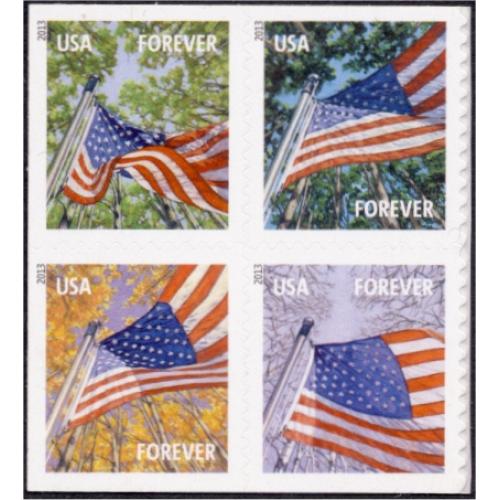 #4782-85 Flag for All Seasons, Set of 4 Singles (Sennett), 2013