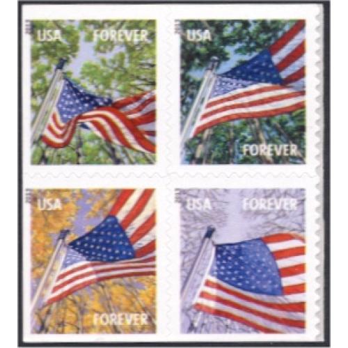 #4796-99 A Flag for All Seasons, Set of of Four Singles