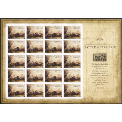 #4805 The War of 1812: Battle of Lake Erie, Souvenir Sheet of 20
