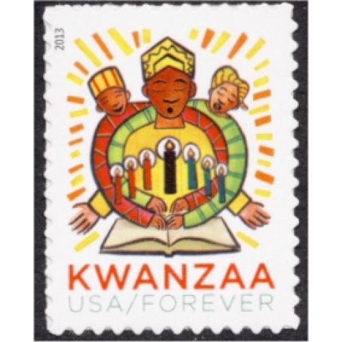 #4845 Kwanzaa, (Issued in 2013)