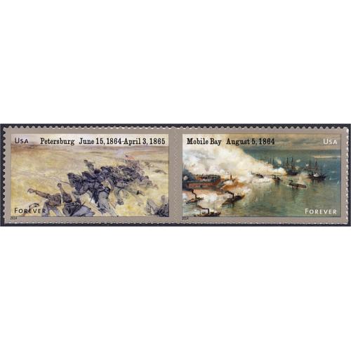 #4911a The Civil War 1864, Horizontal Pair