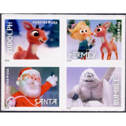 #4946-49 Rudolph, Set of Four Singles