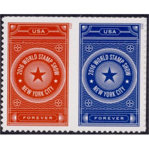 #5011a World Stamp Show NY 2016, Pair