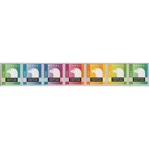#5013-18 Spectrum Eagle Plate Number Coil of 7, #P1111