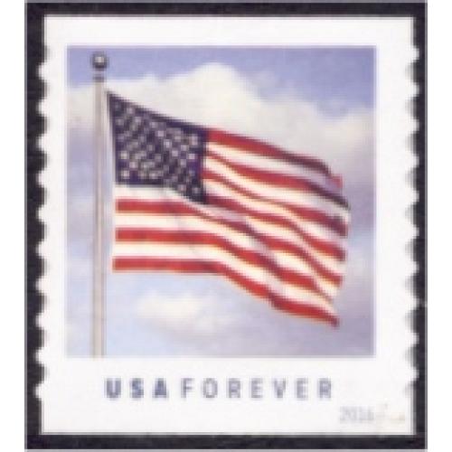 #5053 US Flag, Potter Coil, Die Cut 9½ Vertically