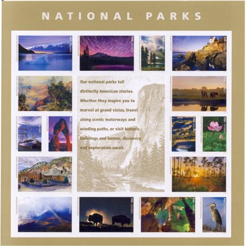 #5080 National Parks Souvenir Sheet