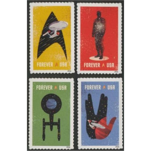 #5132-35 Star Trek , Set of Four Singles