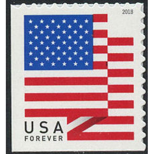 #5262 U.S. Flag 2018 First-Class Mail, From APU Booklet of 20