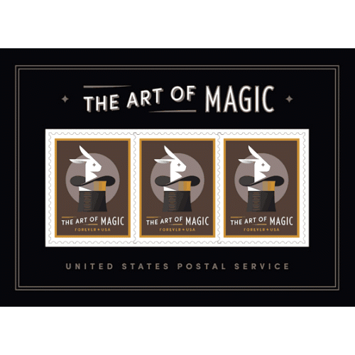 #5306 The Art of Magic, Souvenir Sheet of Three