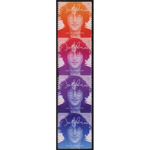 #5315a John Lennon, Vertical Strip of Four